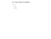 Tablet Screenshot of dillonforrest.com